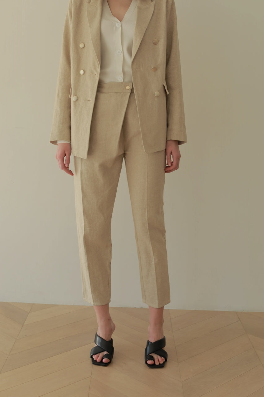 【 price down】リネンラップパンツ