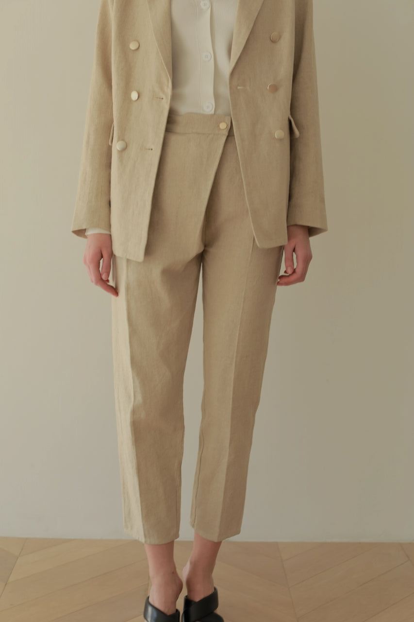 【 price down】リネンラップパンツ