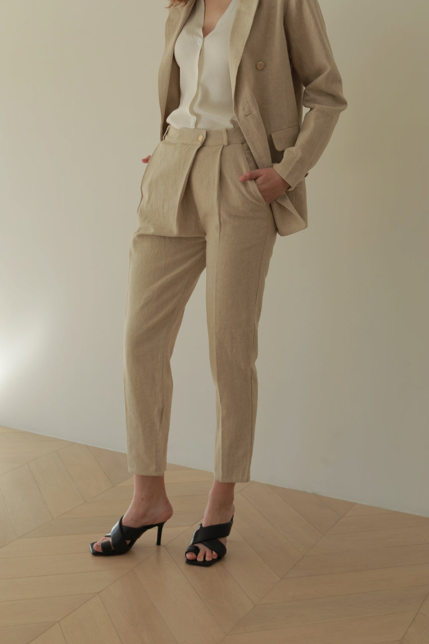 【 price down】リネンラップパンツ