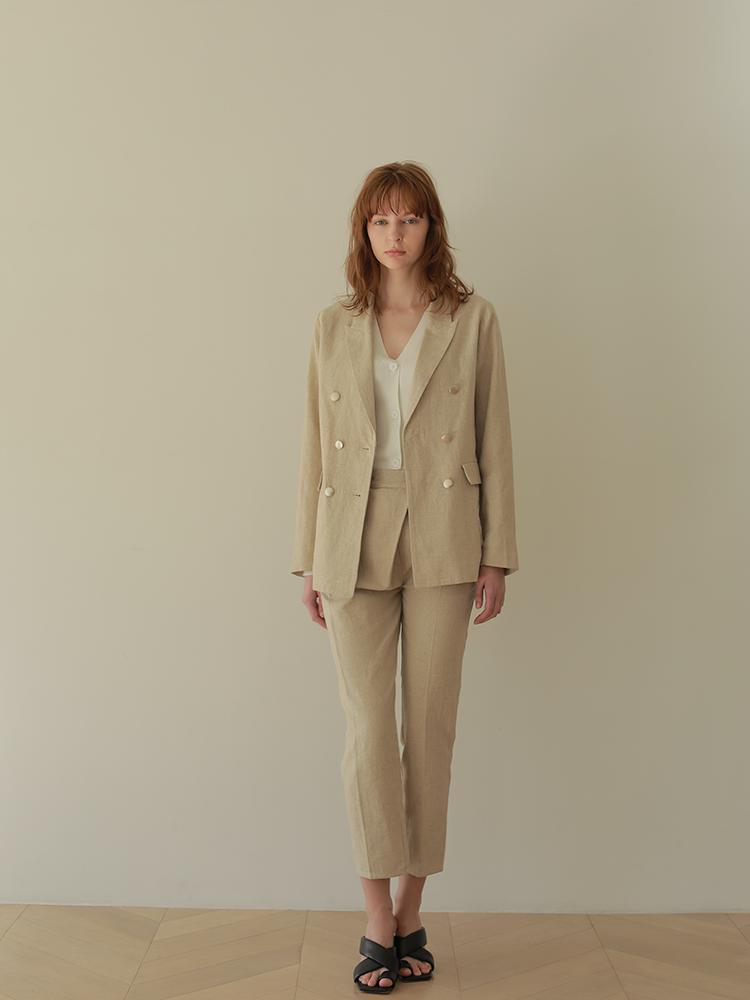 【 price down】リネンラップパンツ