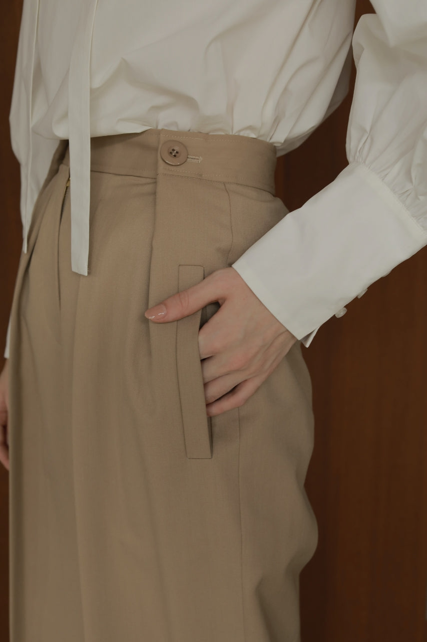 【 price down】ウエストタックストレートパンツ