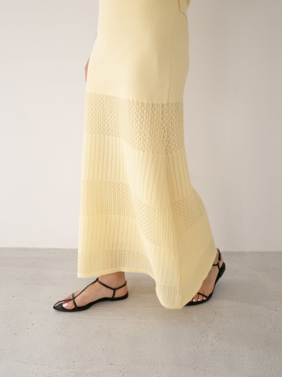 【 price down】クロシェニットスカート