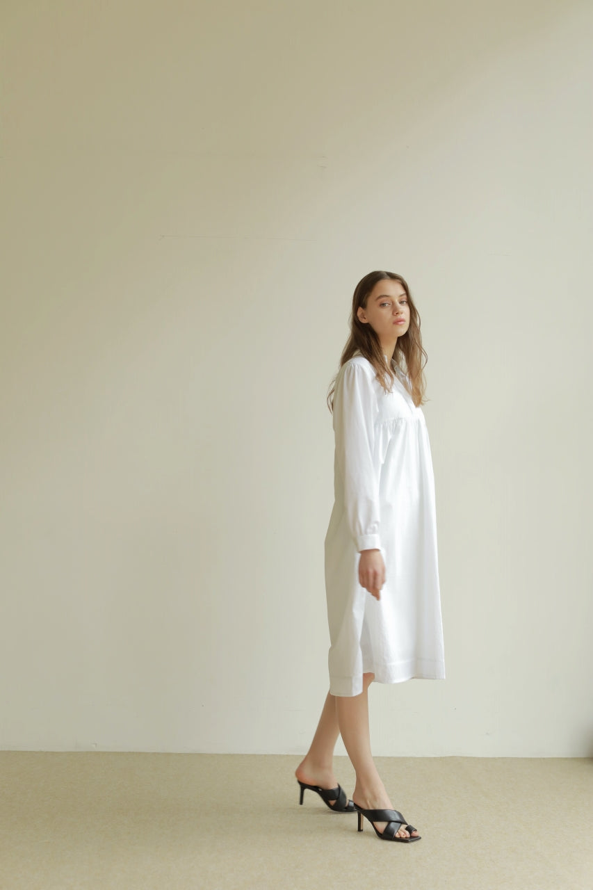 【 price down】スキッパーシャツワンピース