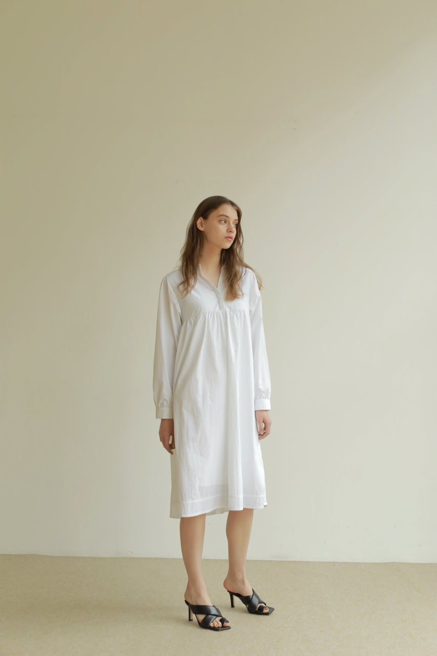 【 price down】スキッパーシャツワンピース