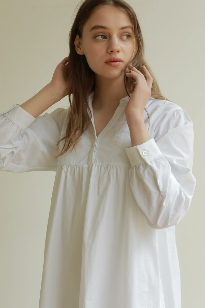 【 price down】スキッパーシャツワンピース