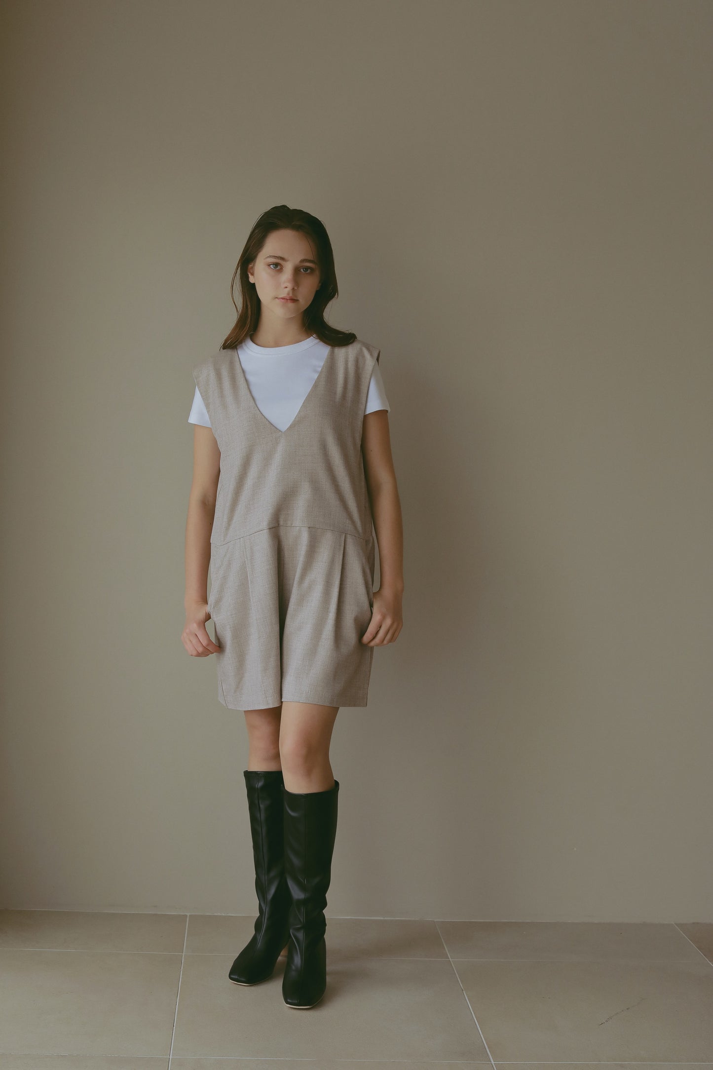 【 price down】ウォルナットボタンロンパース