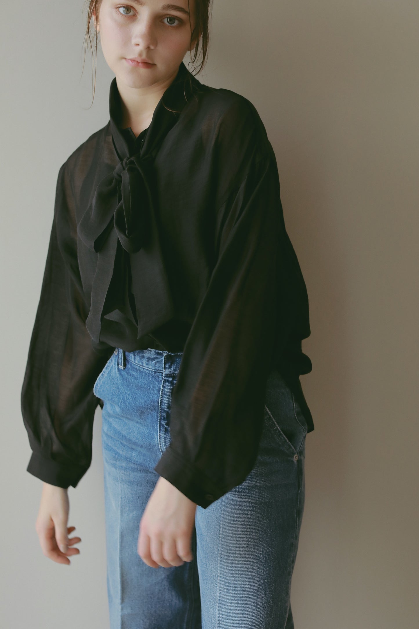 【 price down】2wayシースルーブラウス