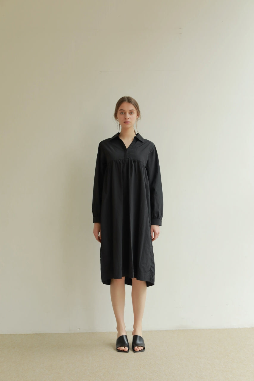 【 price down】スキッパーシャツワンピース