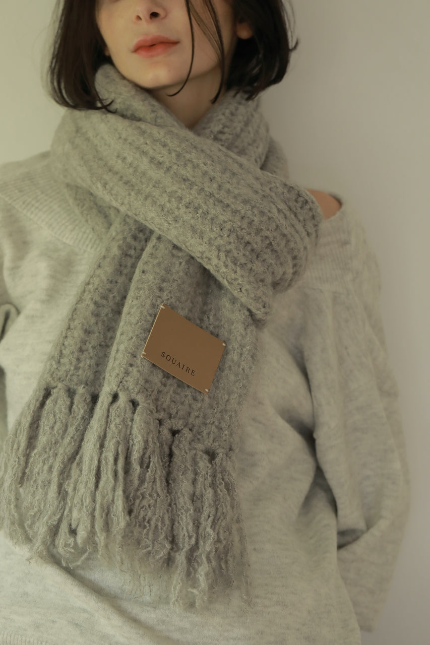 【 price down】モヘアボリュームマフラー